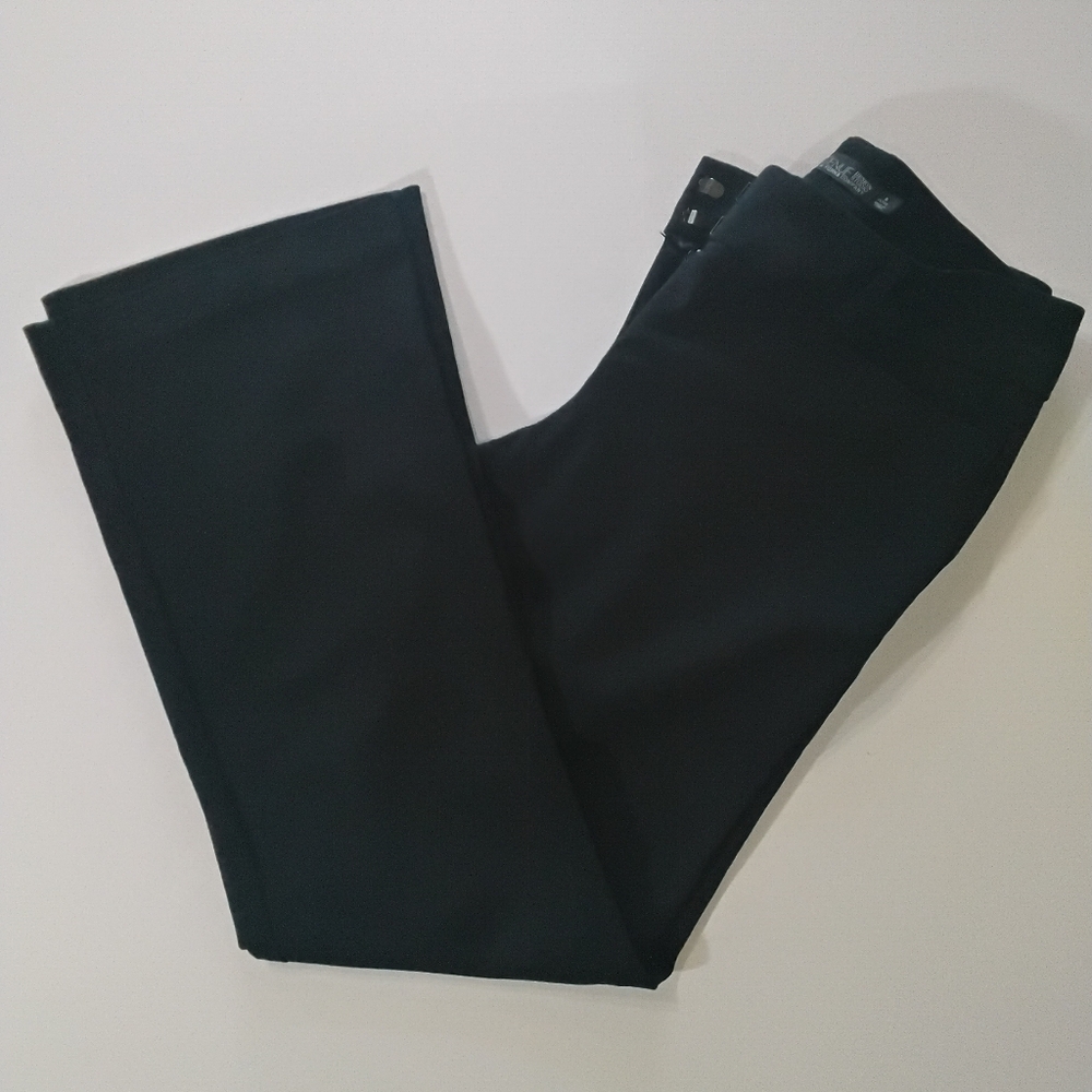 New York & Company Dress Pants Womens 6 Petite Black Bootcut Office Career Wear‎